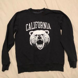brandy melville california bear sweatshirt